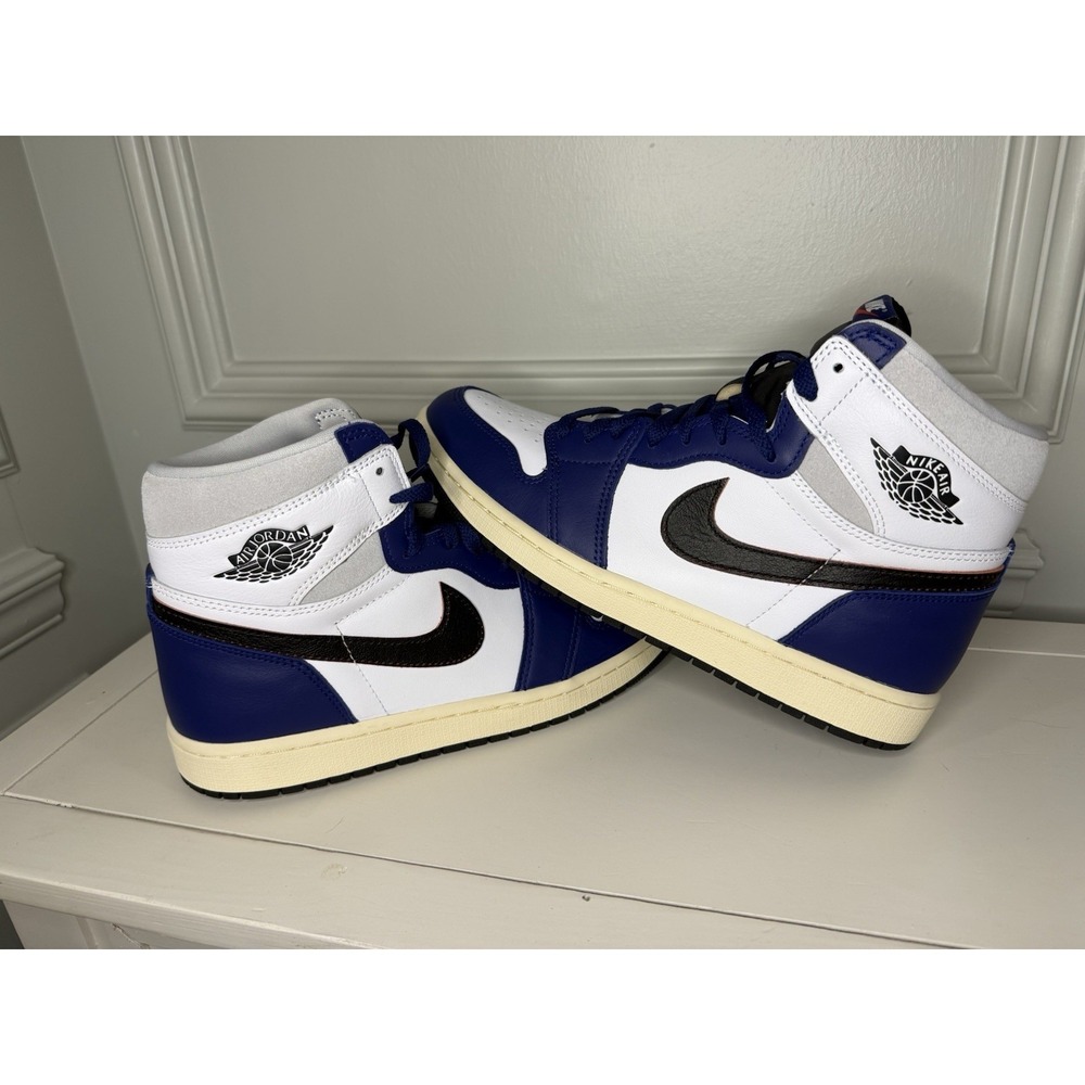 Nike Air Jordan 1 Retro High OG Game Royal Blue White Black High Top Sneaker 10